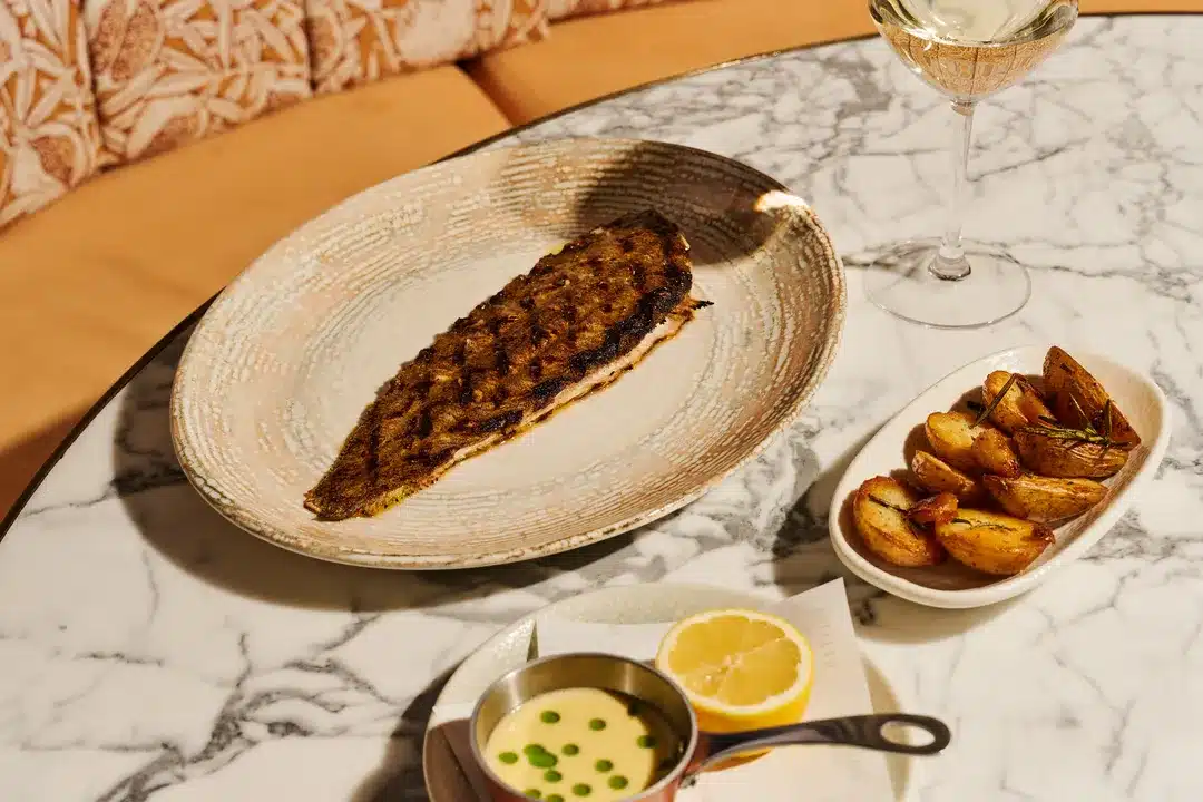 Branzino featured on our seasonal Italian menu