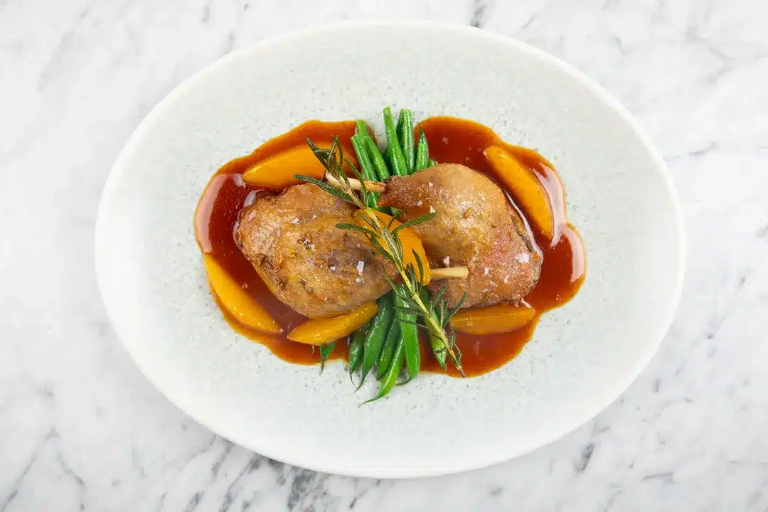 Anatra Arrosto featured on our seasonal Italian menu