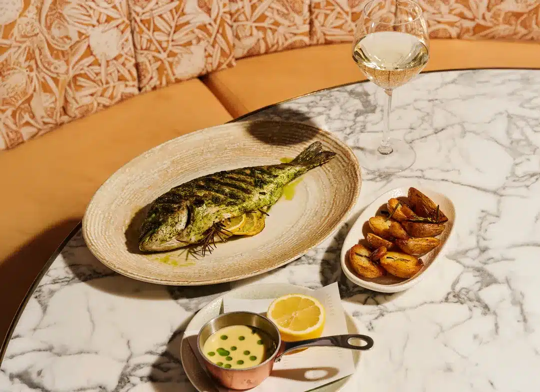Orata featured on our seasonal Italian menu