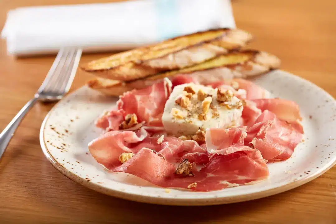 Prosciutto di Parma featured on our seasonal Italian menu